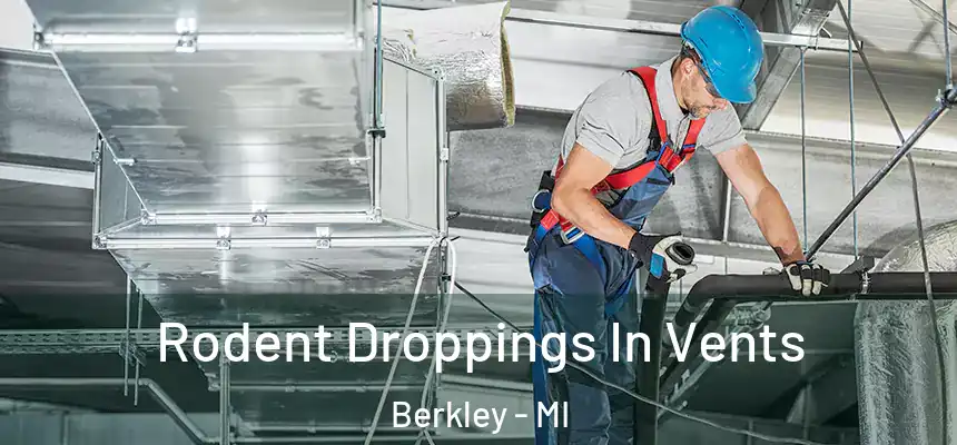  Rodent Droppings In Vents Berkley - MI